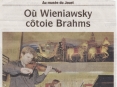 Inga Kazantseva - Où Wieniawsky côtoie Brahms